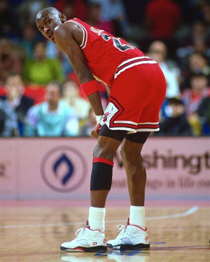 Did Jordan play in high tops?
