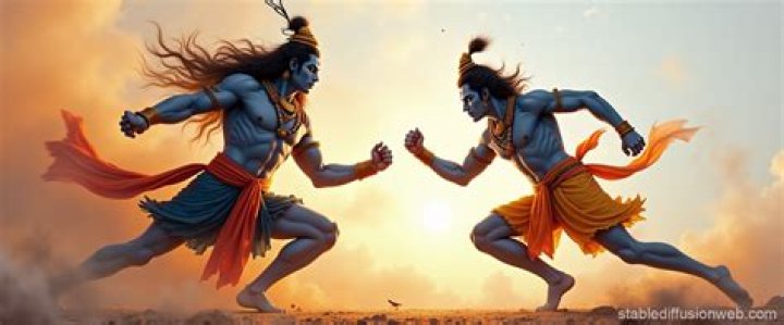 Did Lord Shiva and Krishna fight?