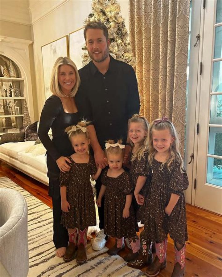 Did Matthew Stafford move his family to California?