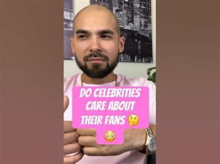 Do celebrities care about their fans?