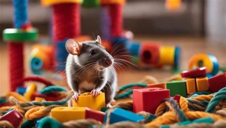 Do pet rats play with toys?