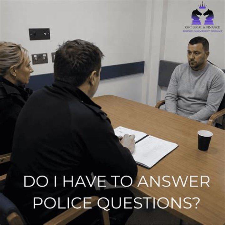 Do you have to answer police questions UK?