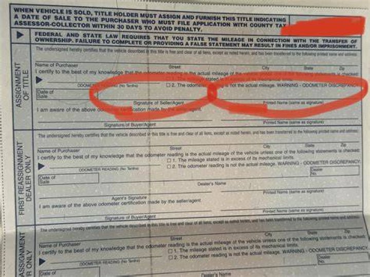 Do you have to declare Cat D when selling a car?