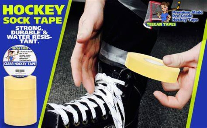 Do you need to tape hockey socks?