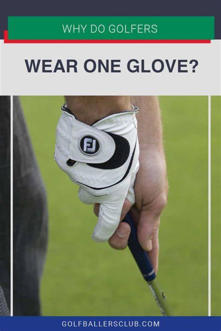 Do you wear one or two golf gloves?