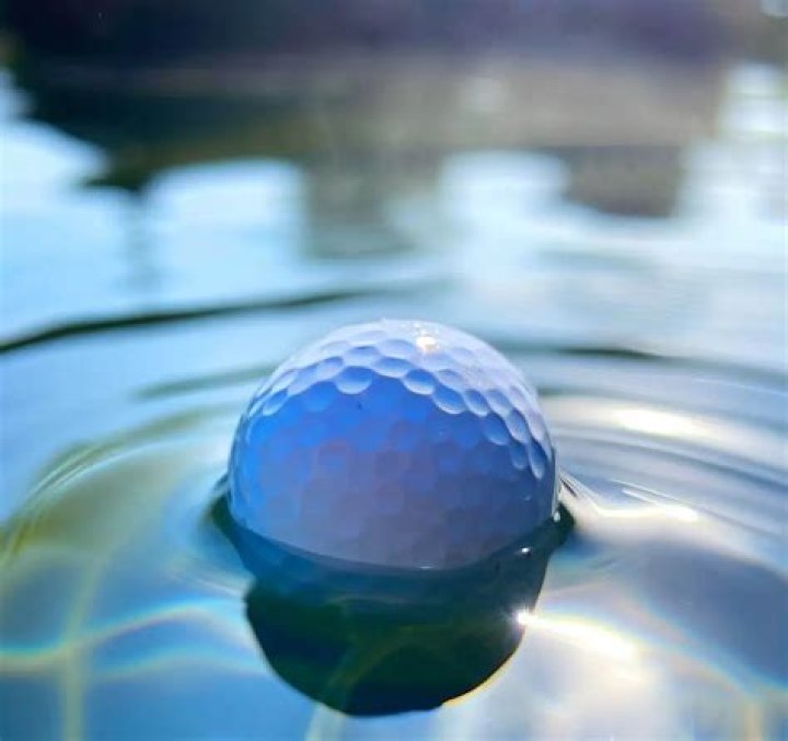 Does a golf ball float in water?
