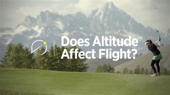 Does altitude affect golf ball distance?