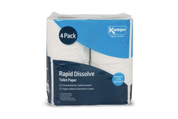 Does baking soda dissolve toilet paper?