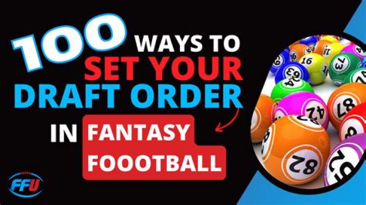 Does draft order matter in fantasy football?