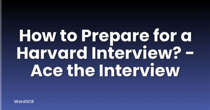 Does everyone get a Harvard interview?