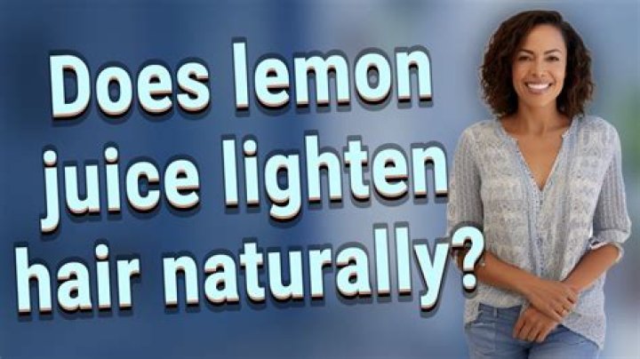 Does lemon juice lighten scars?