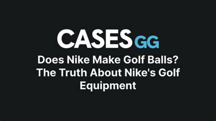 Does Nike make golf balls?