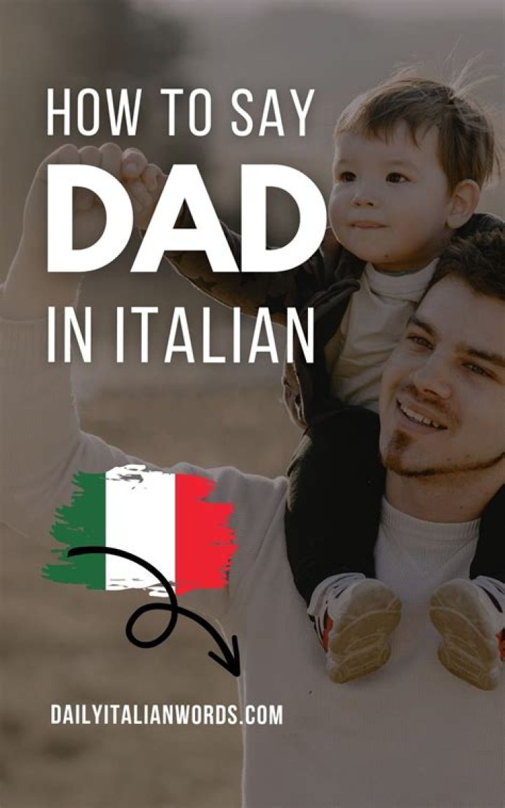 Does papa mean dad in Italian?