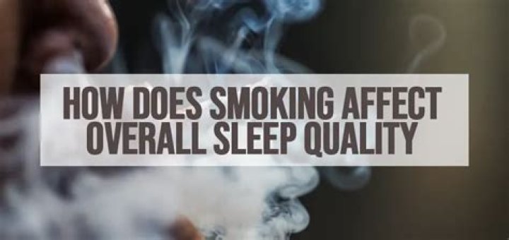 Does smoking make you sleepy?