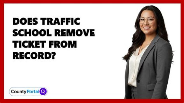 Does traffic school remove ticket from record Arizona?