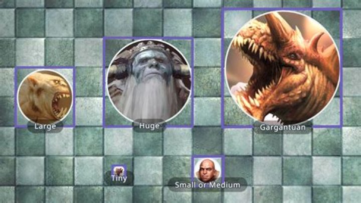 How big is a gargantuan creature?