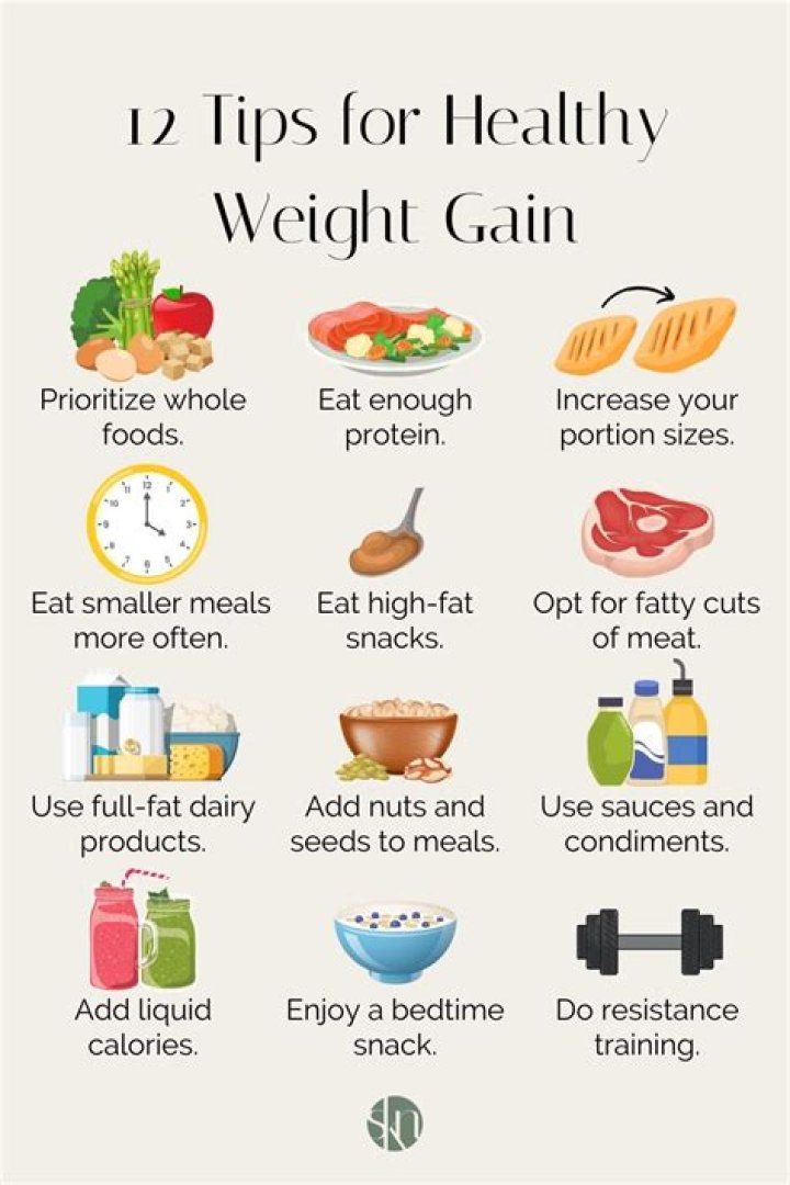 How can a teenager gain weight?