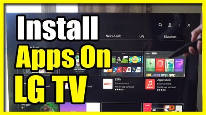 How can I add apps to my LG Smart TV?