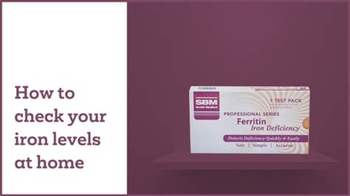 How can I check my iron levels at home?