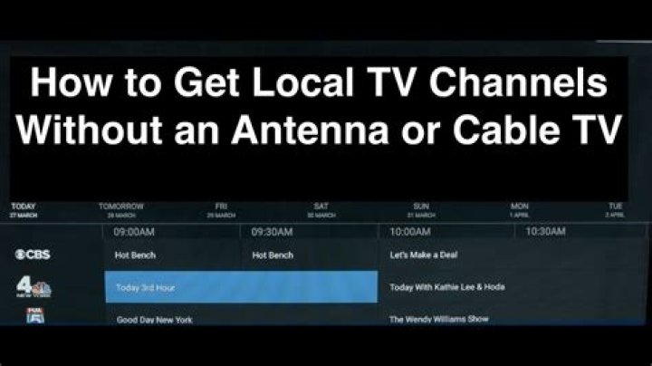 How can I get local channels without cable?