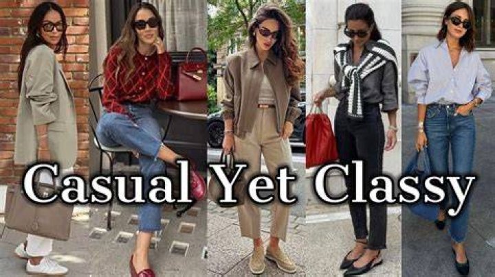 How can I look classy but casual?