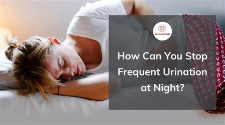 How can I stop frequent urination at night?