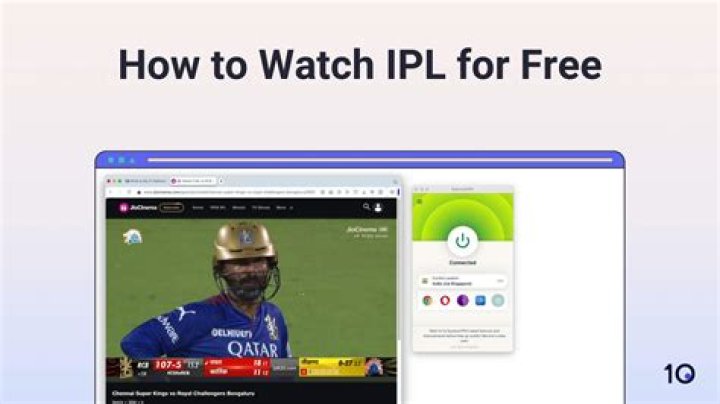 How can we see IPL live?