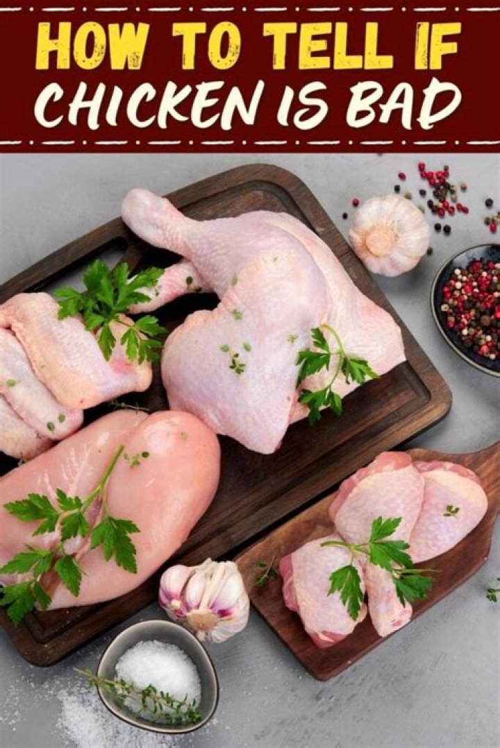 How can you tell if thawed chicken is bad?