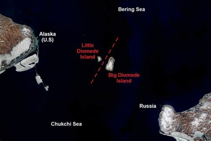 How close are the Diomede Islands?