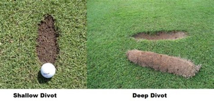 How deep should your divot be?