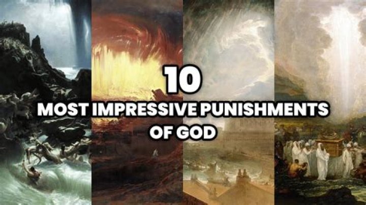 How did god punish the Philistines?
