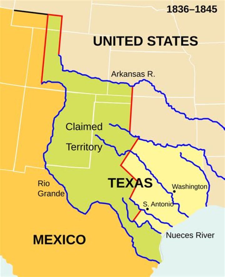 How did Texas split from Mexico?