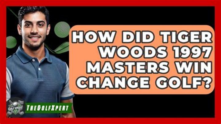 How did Tiger Wood change golf?