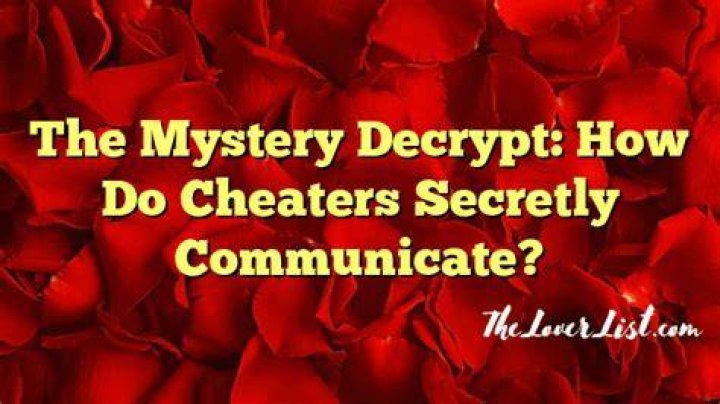 How do cheaters secretly communicate?