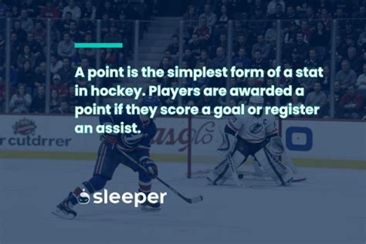 How do goalies get points in hockey?