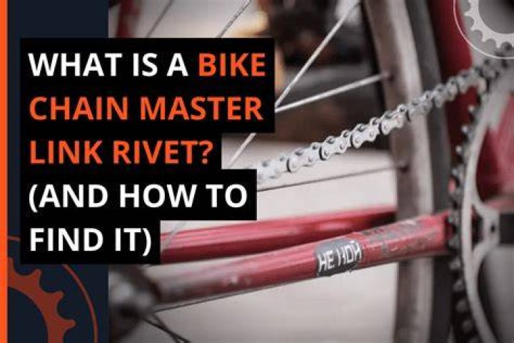 How do I find the master link on my bike chain?