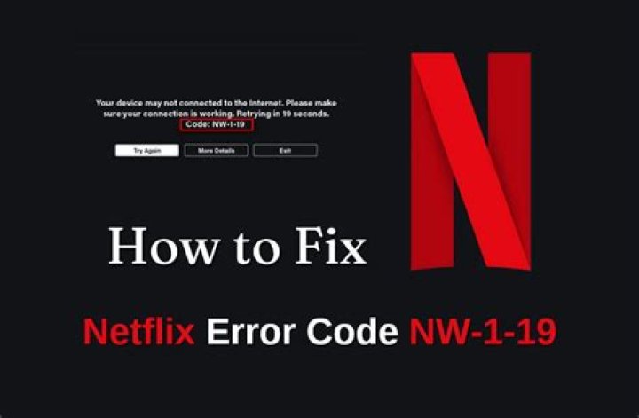 How do I fix code NW 1 19?