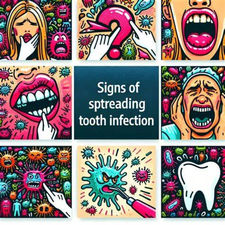 How do I know if my tooth infection is spreading?