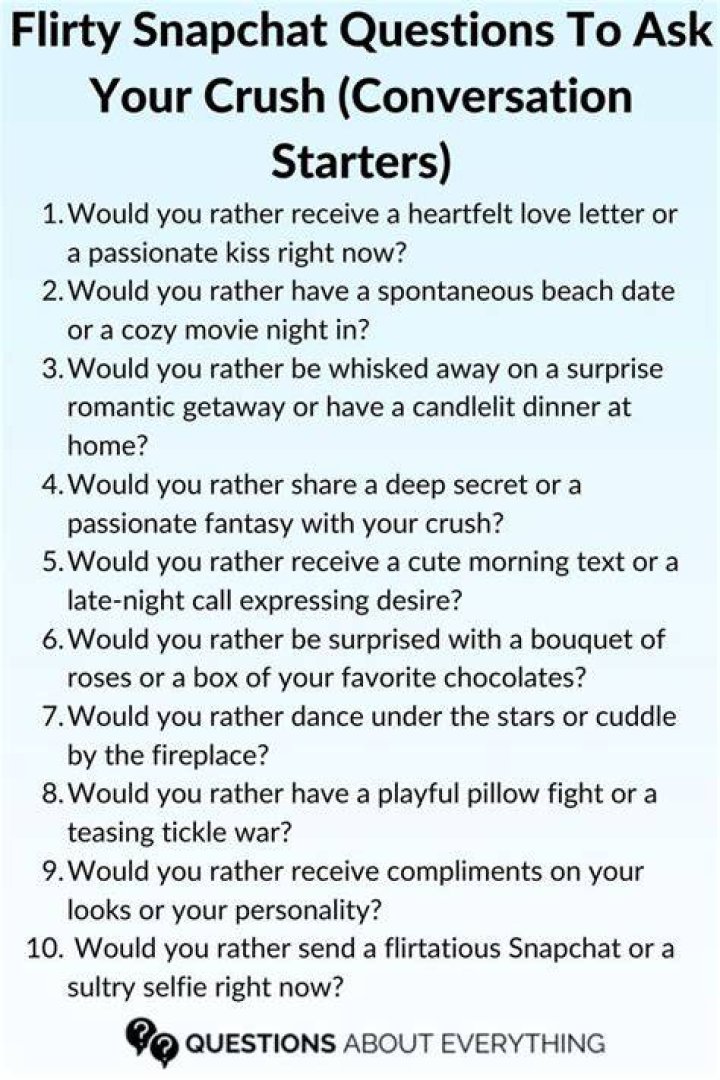 How do I make conversation interesting with my crush?