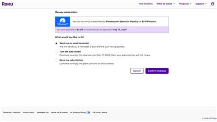 How do I pay my Roku subscription?