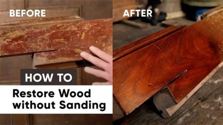 How do I smooth wood without sanding?