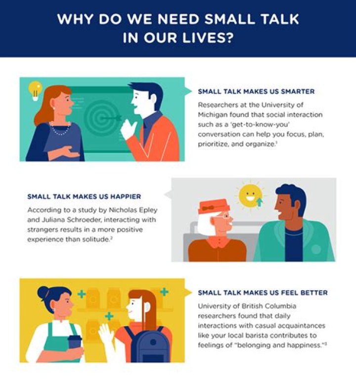 How do I start small talk?