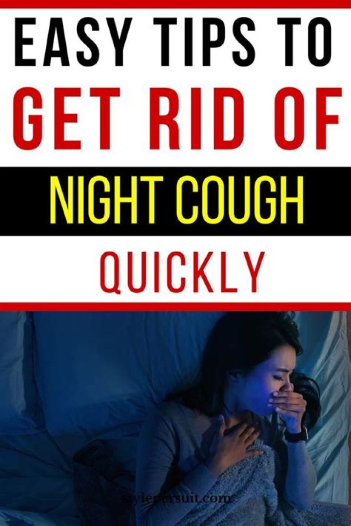 How do I stop coughing in my sleep?