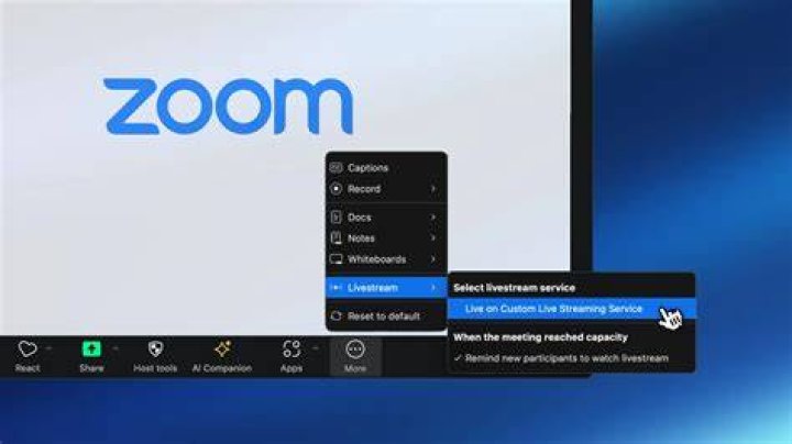 How do I stream a meeting?