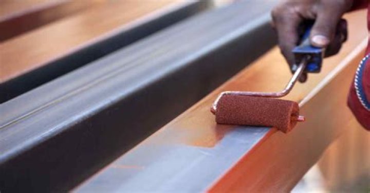 How do you apply epoxy paint to metal?