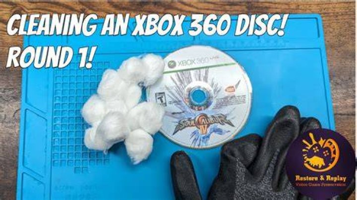 How do you clean an Xbox disc?