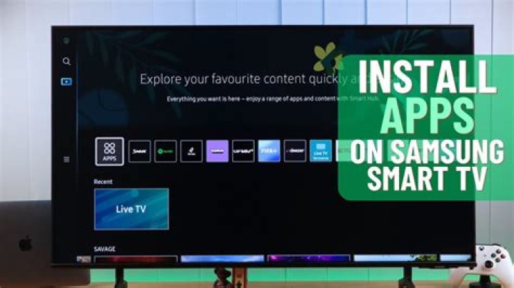 How do you download an app on Samsung Smart TV?