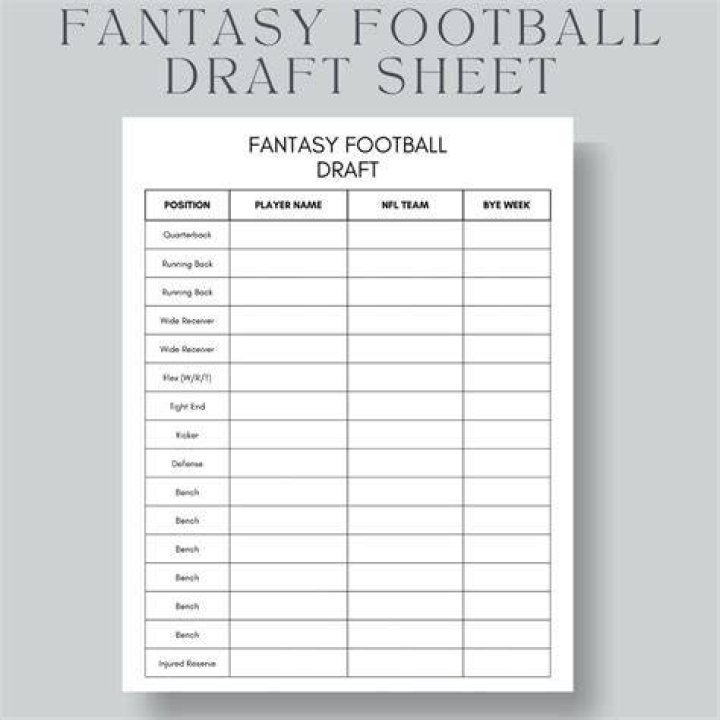 How do you draft fantasy football for beginners?