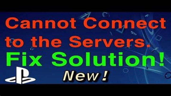 How do you fix EA servers on PS4?