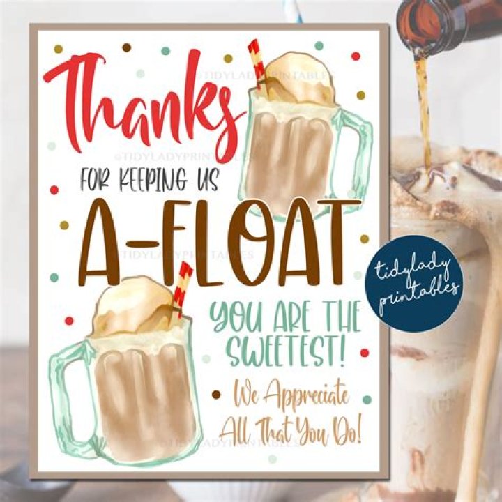 How do you float a wine drink?